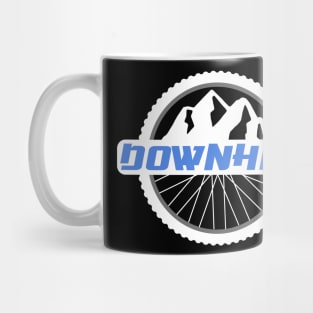 Downhill Mountainbike Bicycle MTB Funny Gift Quote Mug